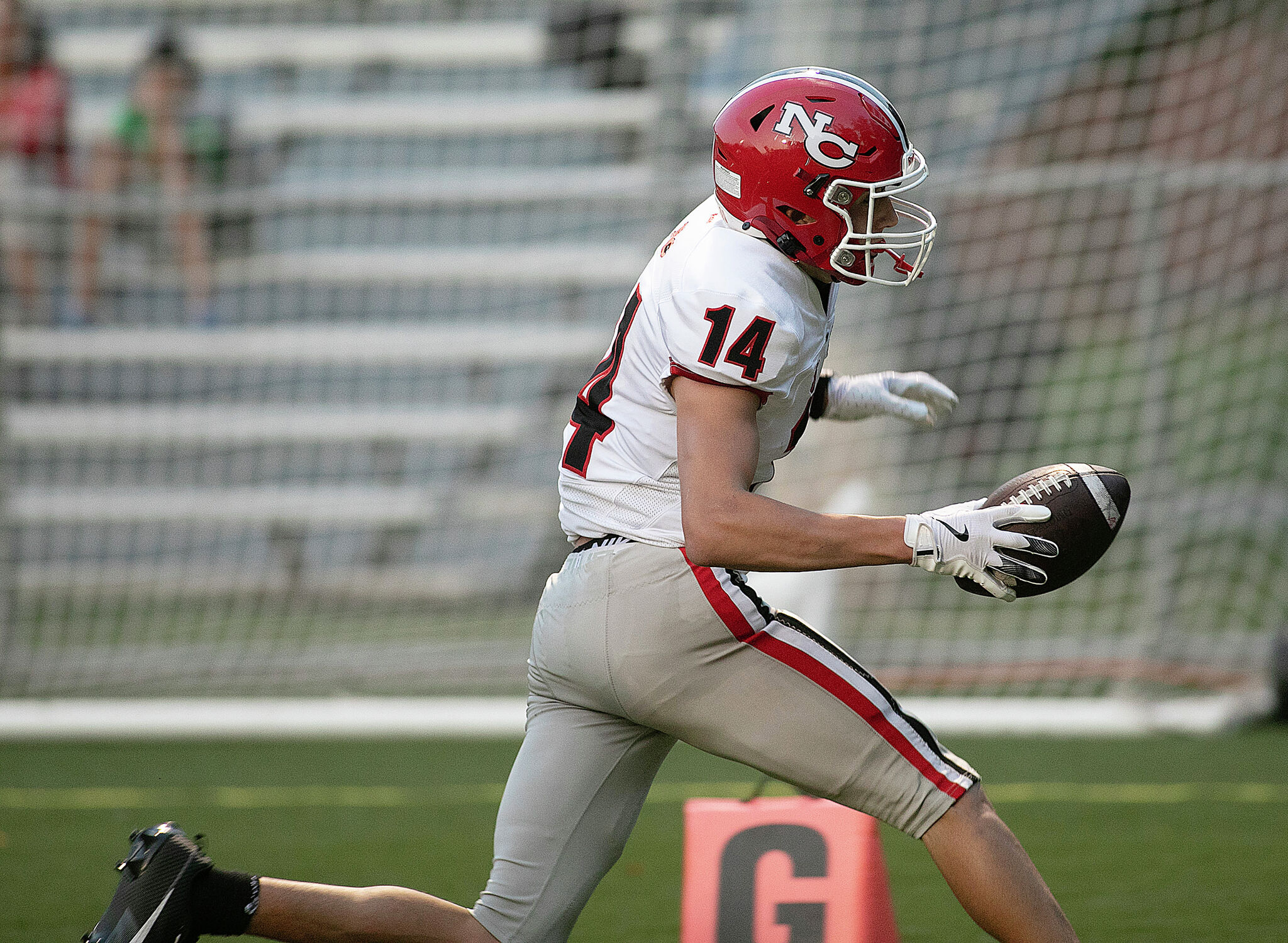New Canaan receiver had one of CT's most prolific nights vs. Maloney