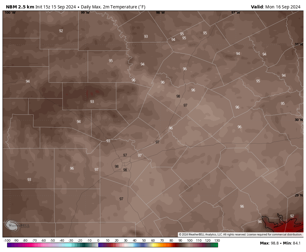 San Antonio and South Texas face near-record heat this week