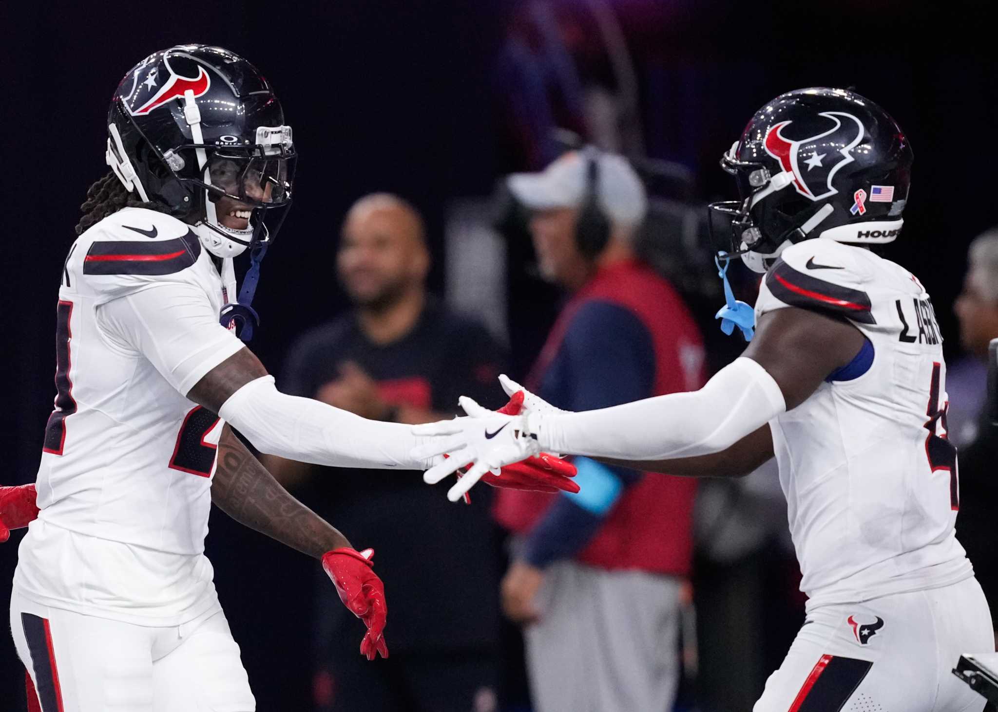 Houston Texans' Kamari Lassiter, Calen Bullock lean on each other