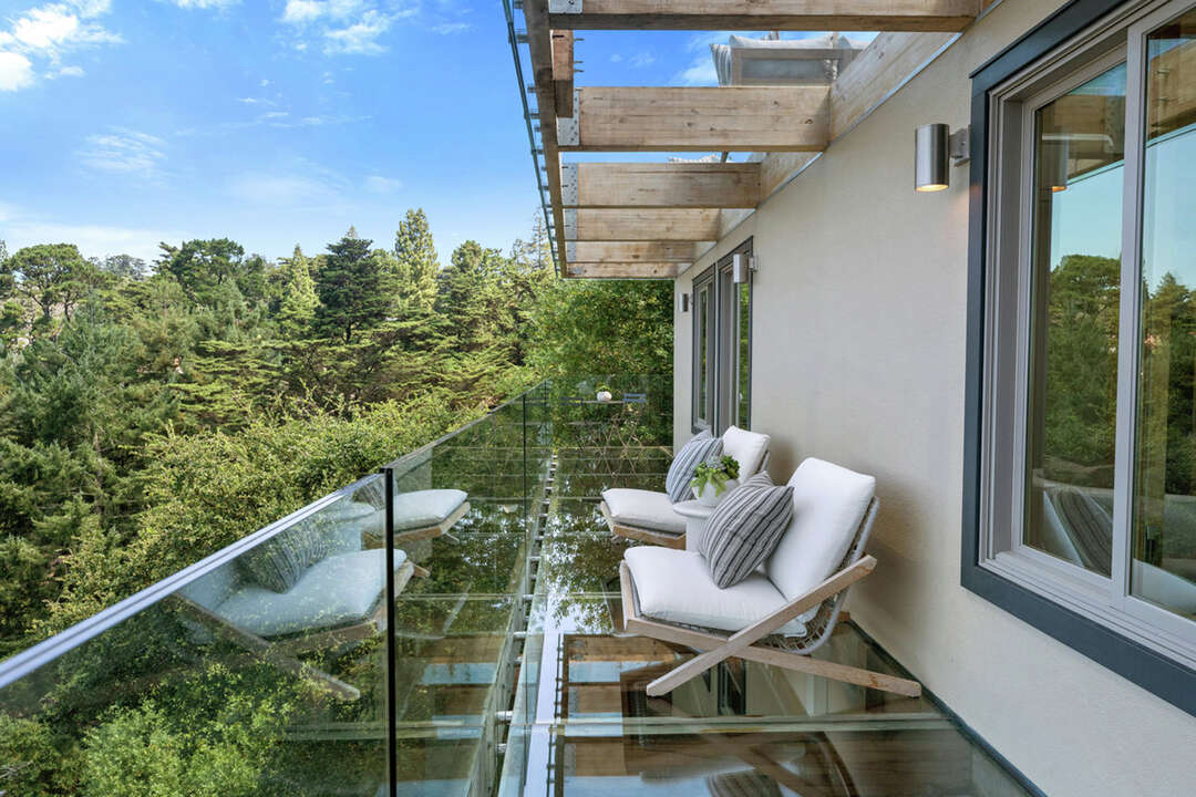 Bay Area home with glass deck and threebridge view selling for 2.7M
