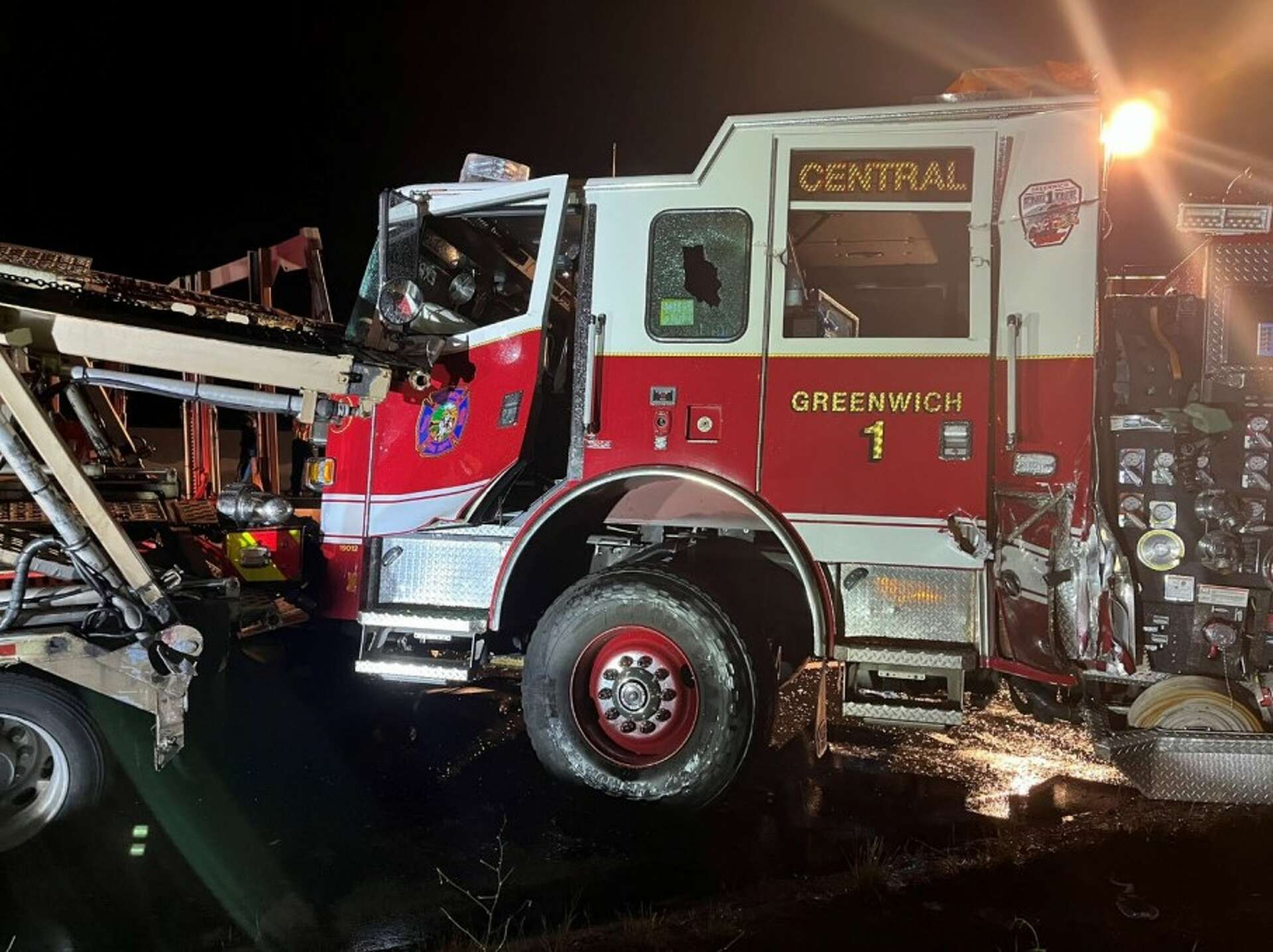 Greenwich needs $1.3M to replace fire engine hit by unregistered truck