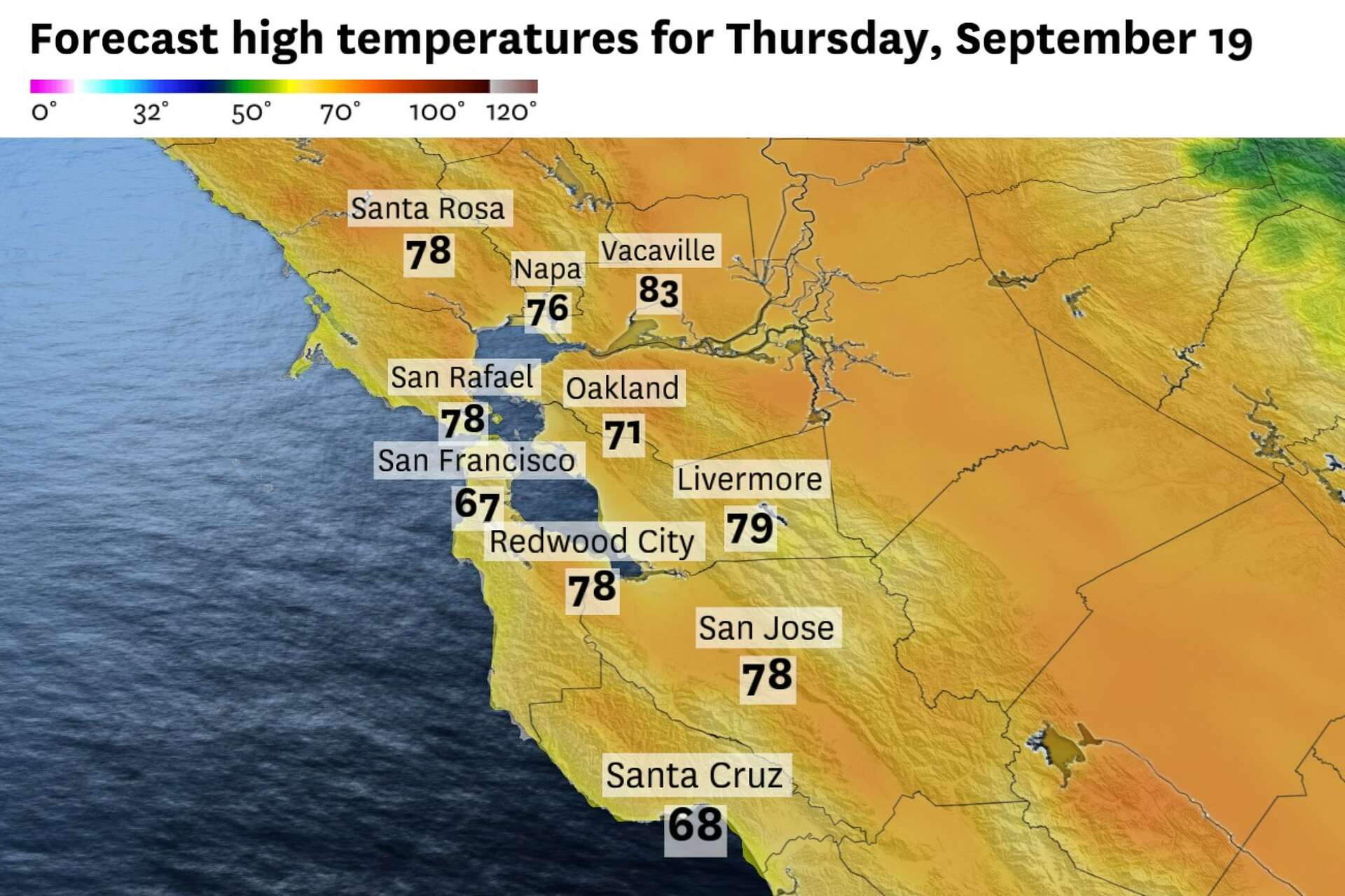 Bay Area weather: Summer heat returns with triple-digit temps