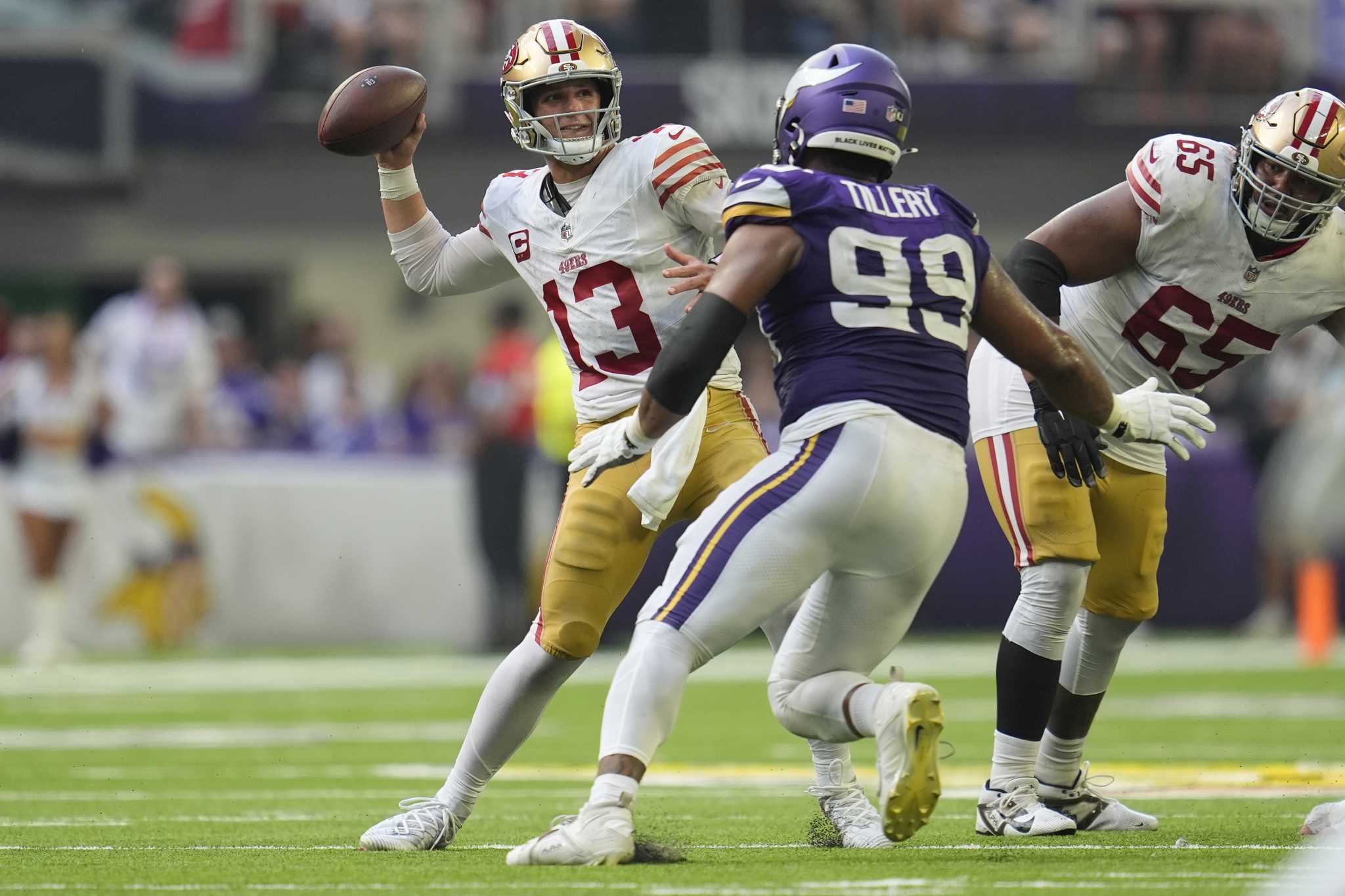 Soll von Brock Purdy von den 49ers erwartet werden, dass er die Last der ...