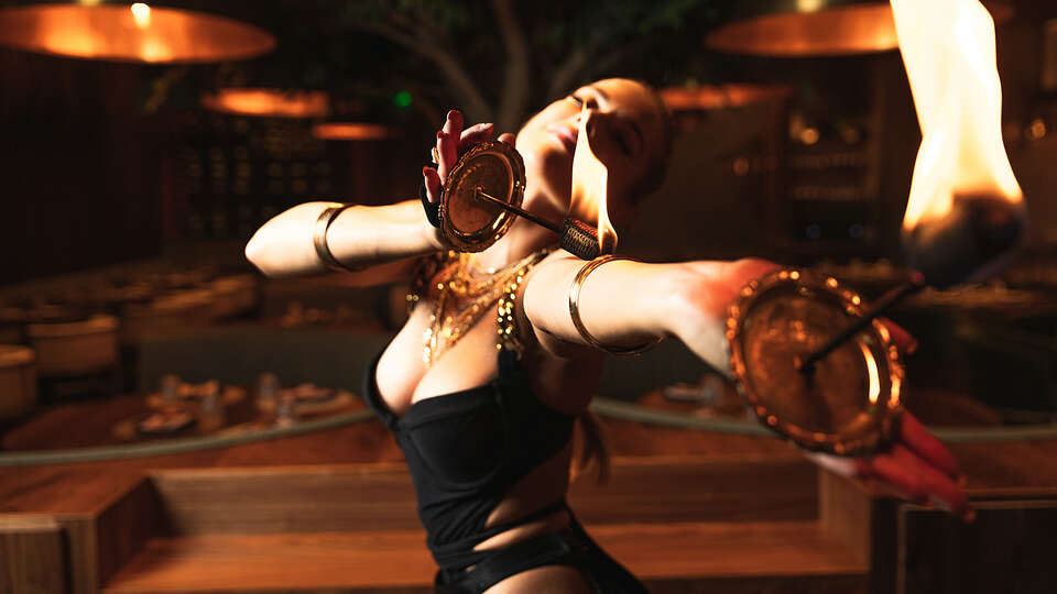 Toca Madera has fire dancers for its new Tuesday happy hour in Houston.