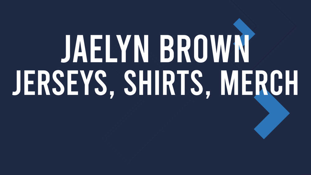Jaelyn Brown Wings Jerseys, Shirts and Fan Gear