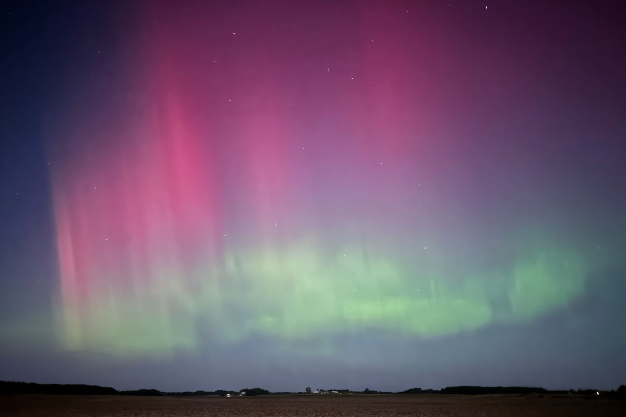 NOAA Northern lights view line map for Friday Sept. 20