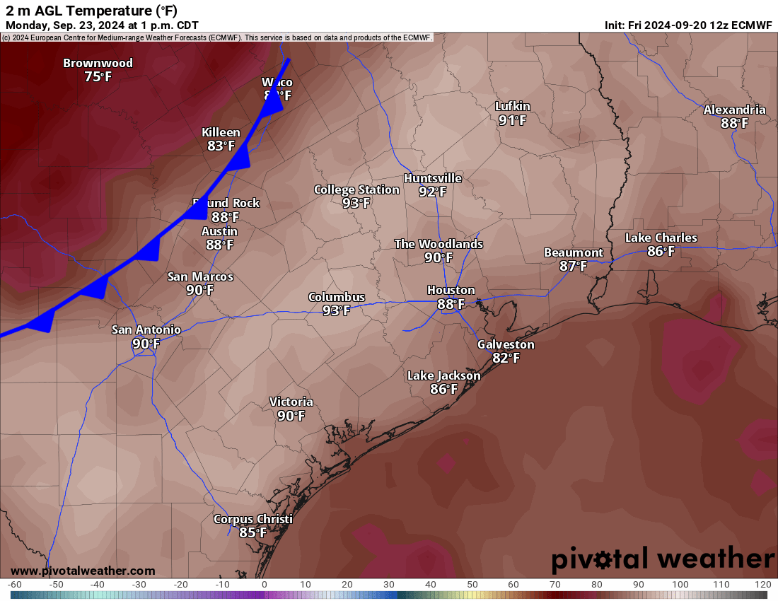 Will fall cold front reach South Texas? Here’s what models say.