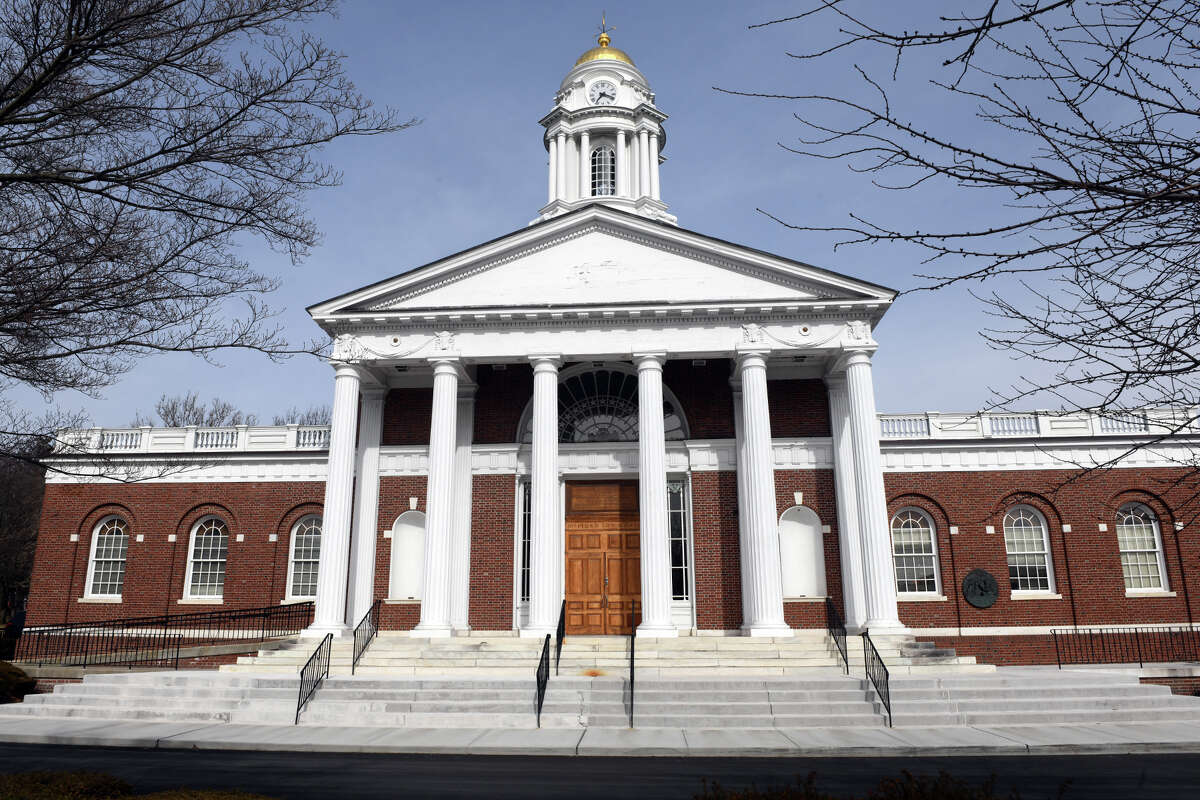 Milford City Hall, in Milford, Conn. Feb. 16, 2023.