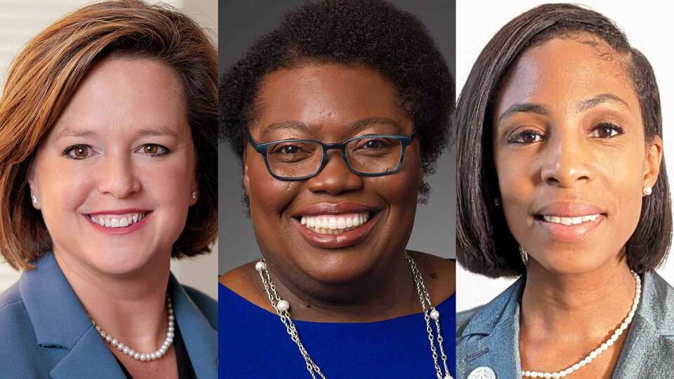 Candidates for public office. Left to right: Democrat incumbent Ann Johnson (House District 134), Democrat incumbent Fran Watson (Harris County Probate Court 5) and Democrat Lillian Henny Alexander (507th District Court).