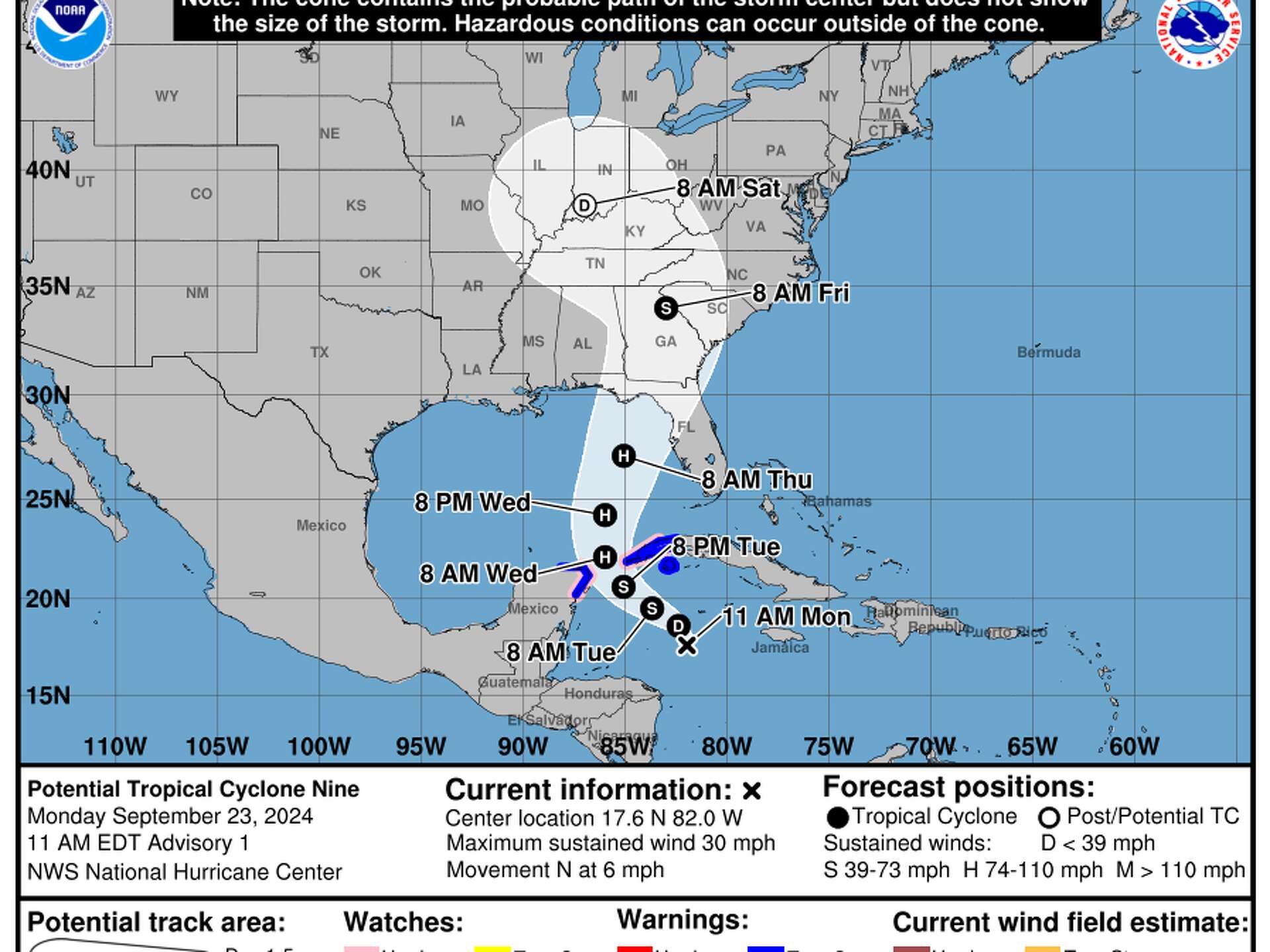 Cyclone 9 Path What Texas should know as potential tropical cyclone brews in the Gulf