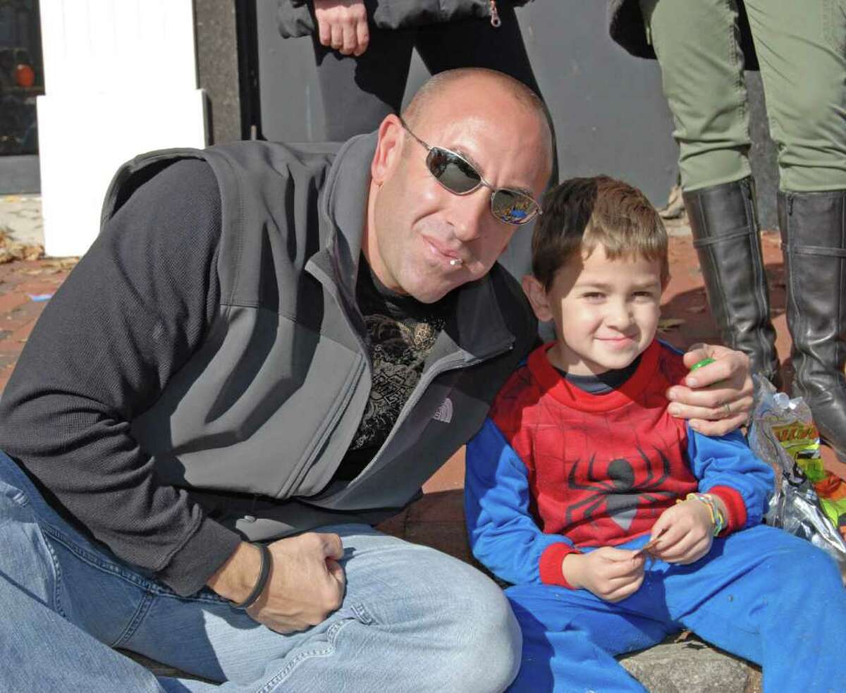 New Canaan families come out for annual Halloween parade