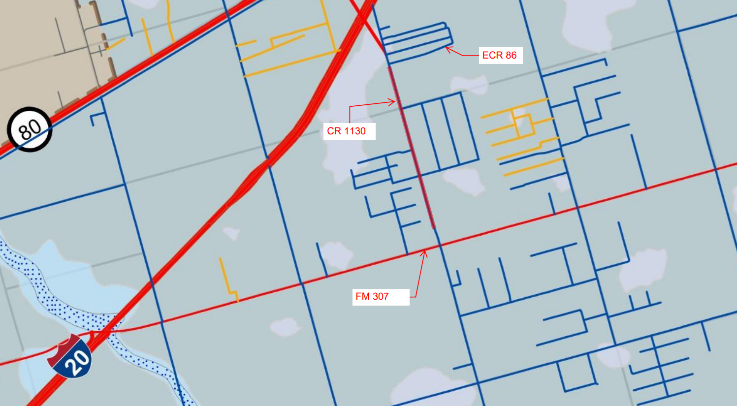 Midland County announces $4M reconstruction of County Road 1130