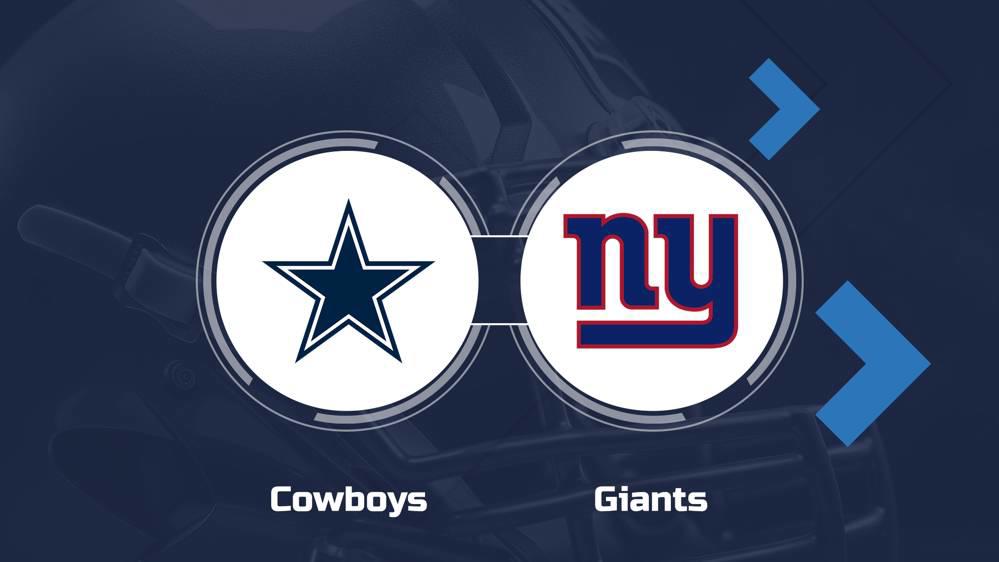 NFL Week 4 Cowboys vs. Giants Key Players, Stats, TV & Live Stream