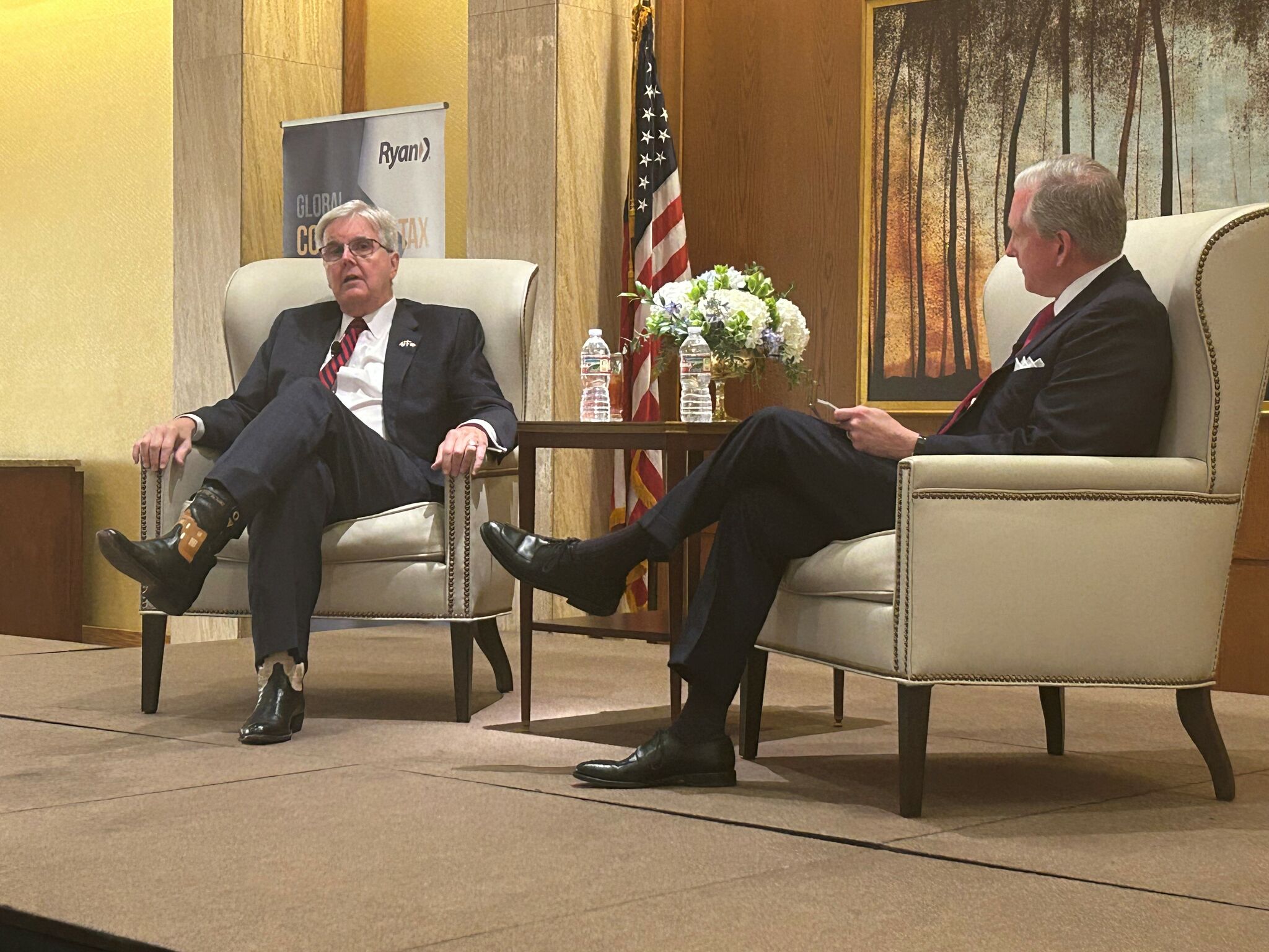 Lt.Gov visited Midland to discuss efforts to lower taxes