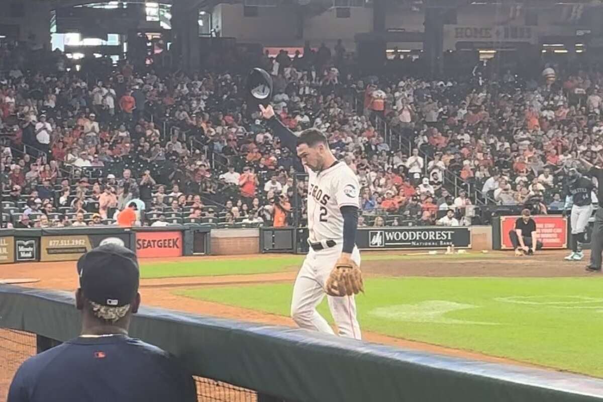 Alex Bregman received a hero's send-off Wednesday in what could be his final regular-season game at Minute Maid Park as a member of the Houston Astros.