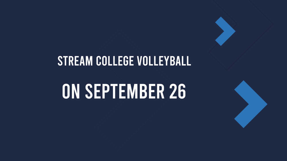 NCAA Volleyball TV Schedule & Live Streams Today September 26