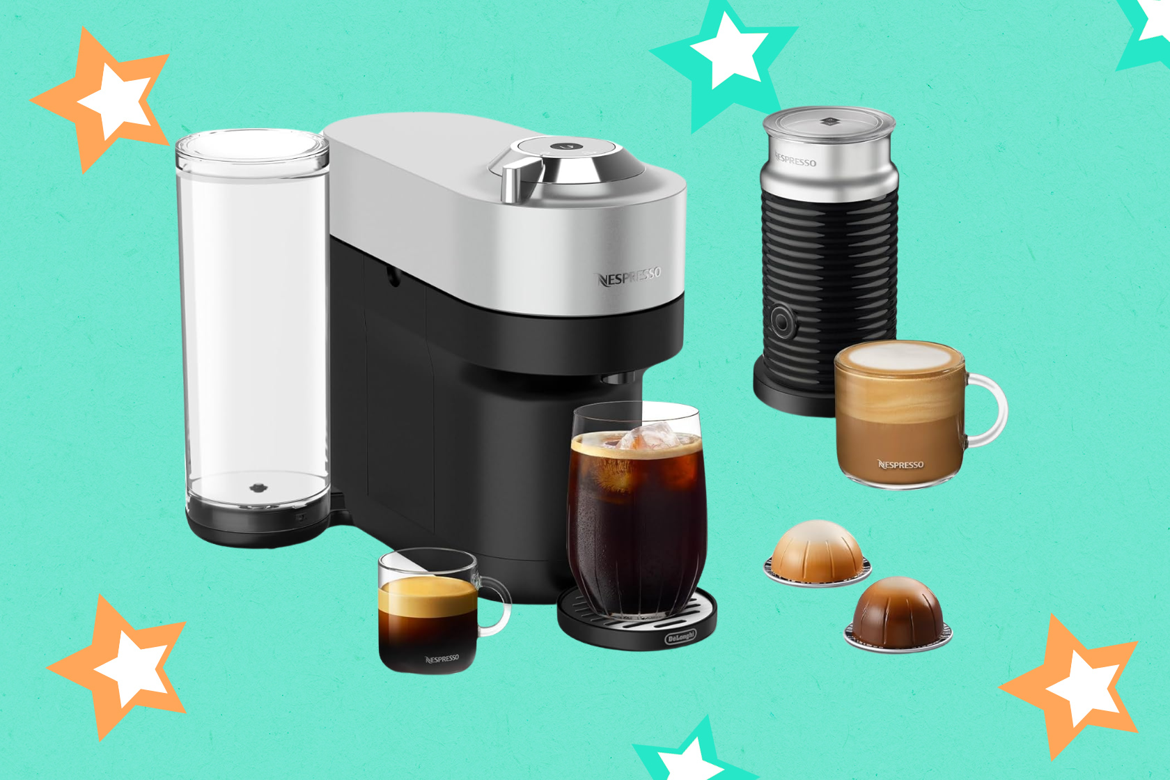 Save 40 on a Nespresso Vertuo Pop+ Deluxe coffee machine on Amazon
