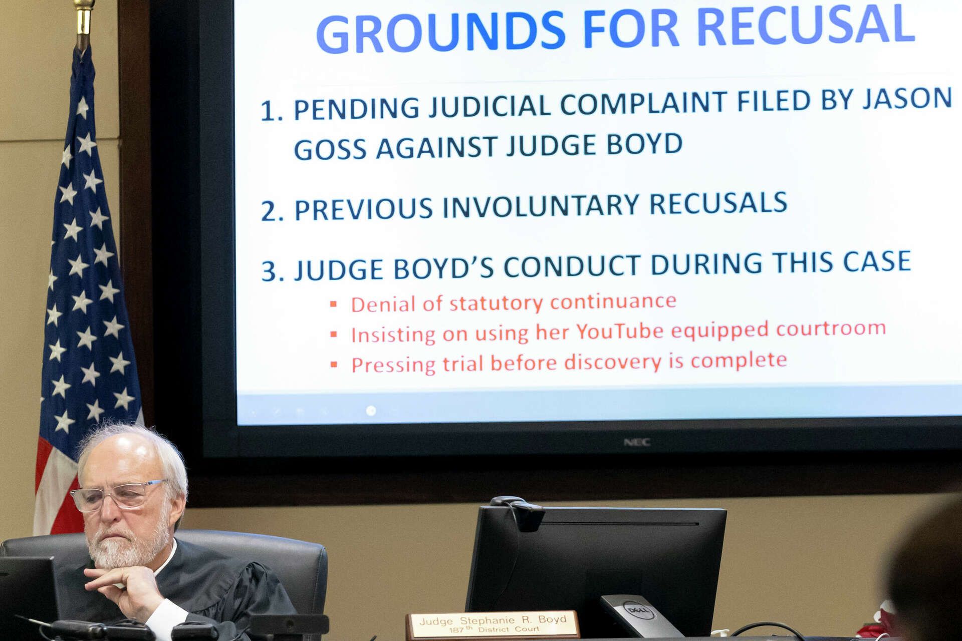 Judge recused from trial for San Antonio cops accused of killing woman