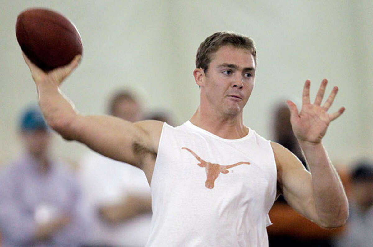 After winning 45 games in four seasons at Texas, quarterback Colt McCoy eagerly awaits the next step in his football career. ?You're going to want me on your team,? he says.