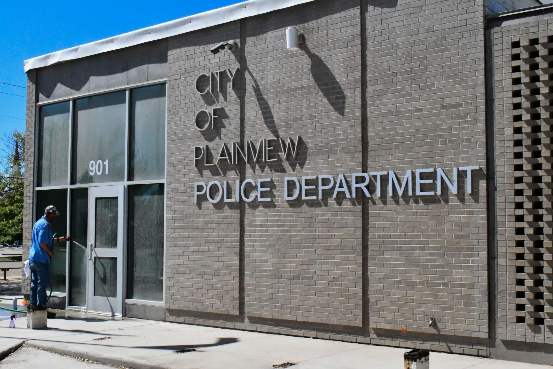 Plainview Police Station gets a facade upgrade