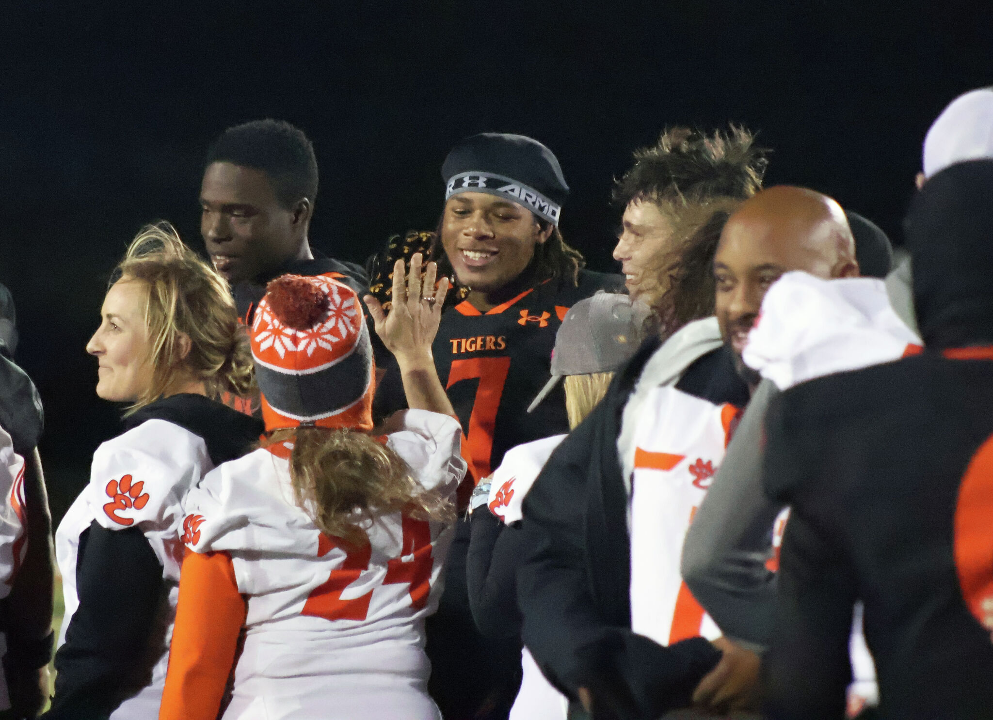 Edwardsville High School football celebrates teachers