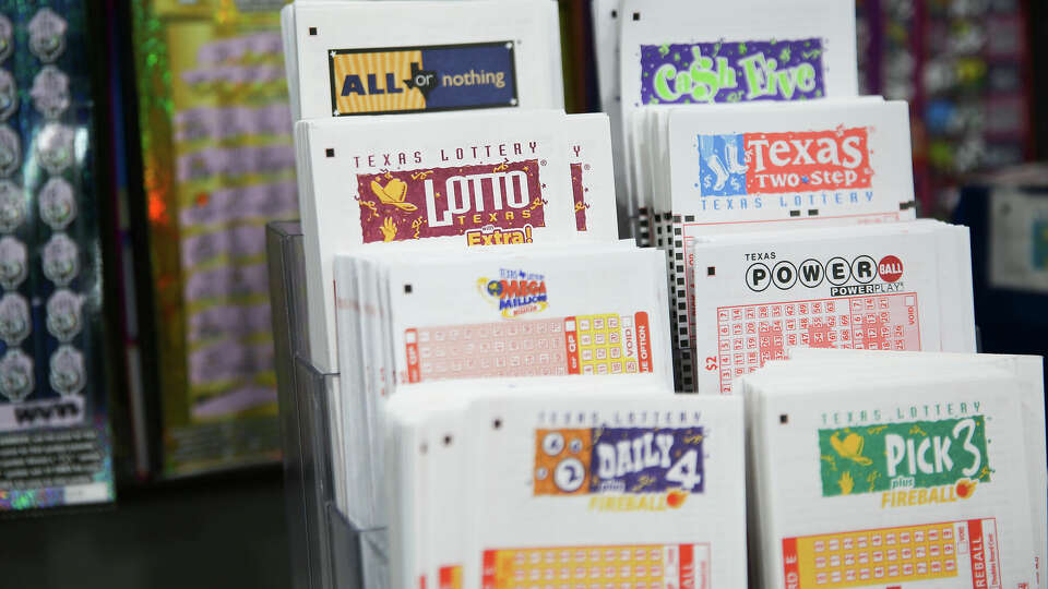 Blank lottery tickets at Lucky Rudy's in Rosenberg on Wednesday, Jan. 13, 2021.