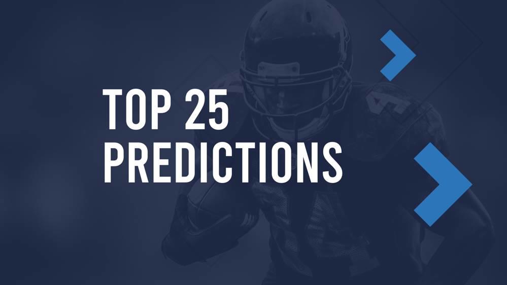 Top 25 College Football Predictions for Week 6