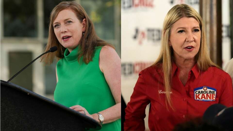 U.S. Rep. Lizzie Fletcher (left), a Democrat, is facing off against Republican challenger Caroline Kane in the 7th Congressional District. 