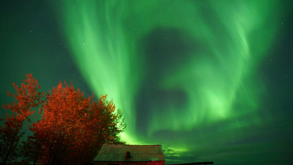 Northern lights animated the night sky some two years ago in Bettles, Alaska. 