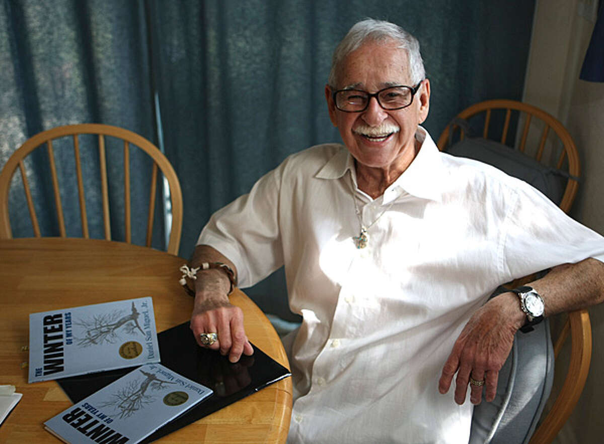 Daniel San Miguel, 78, wrote "The Winter of My Years," a collection of 18 autobiographical poems.