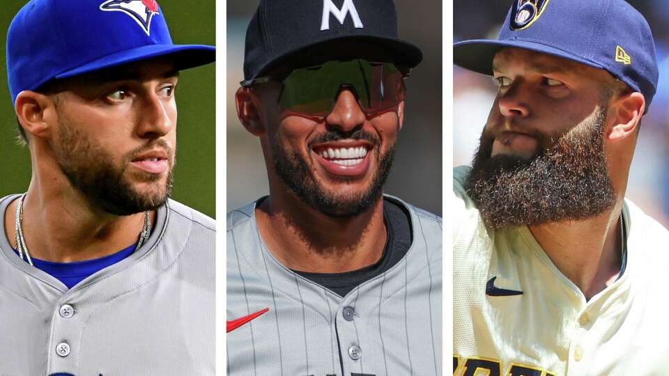 George Springer (left), Carlos Correa (center) and Dallas Keuchel (right) were all part of the current Houston Astros' golden era before leaving for big money in free agency.