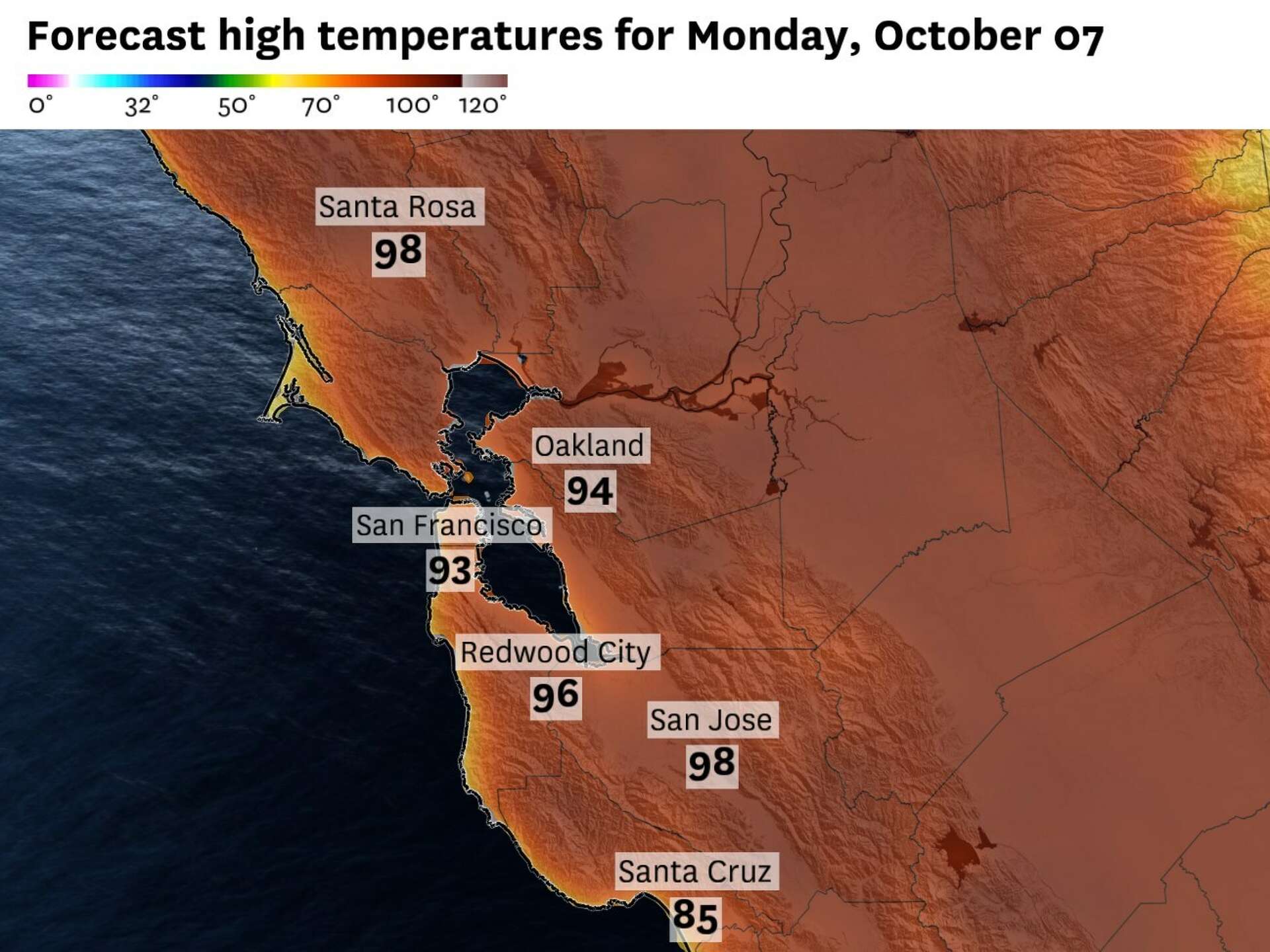 Bay Area heat wave ending but heat advisory is still in effect