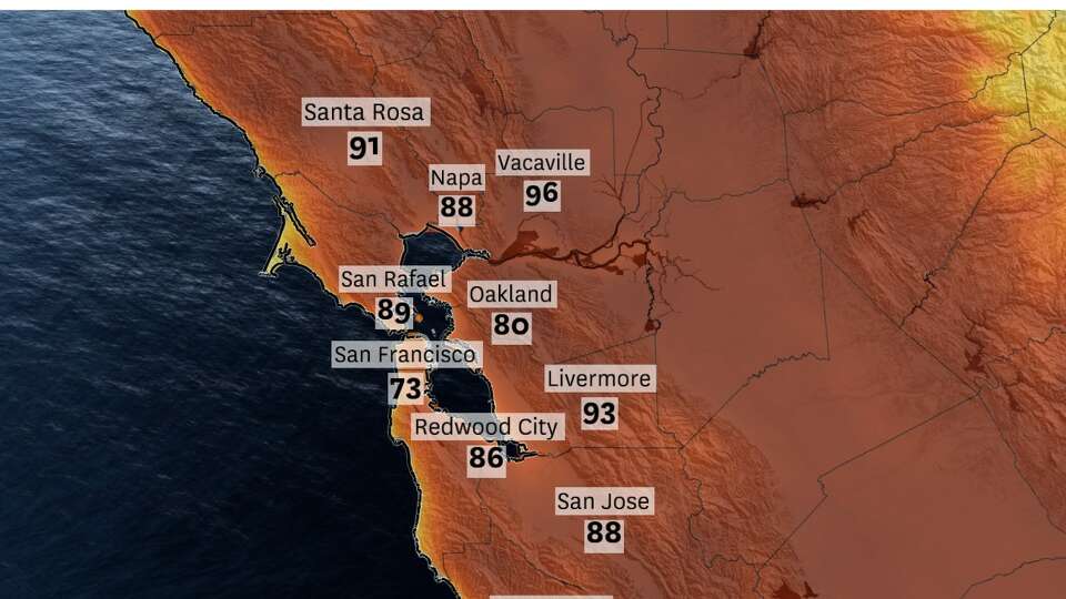 Highs on Tuesday will look a lot different than they have over the past few days. 