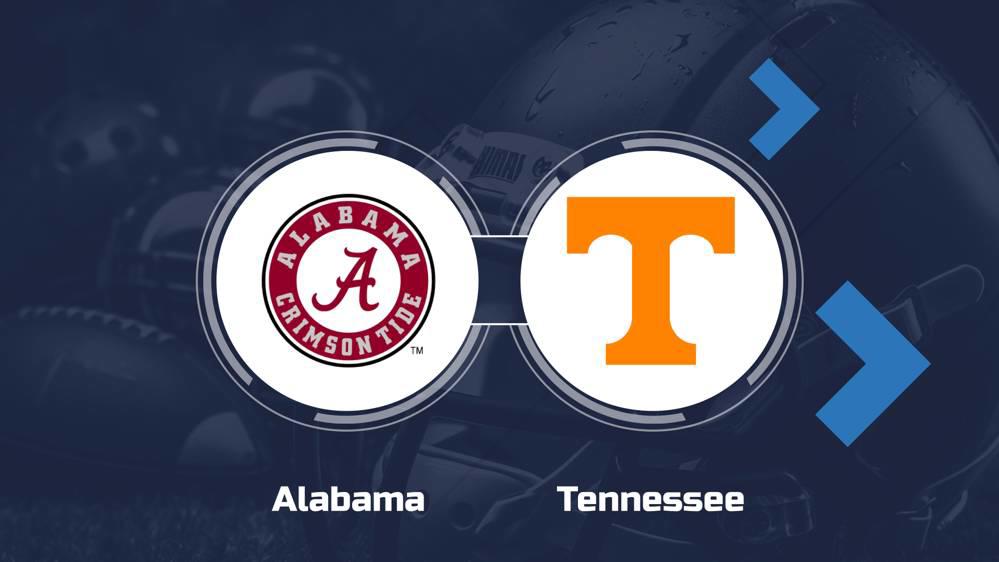 Alabama vs. Tennessee Football Tickets, How to Watch Info Oct. 19