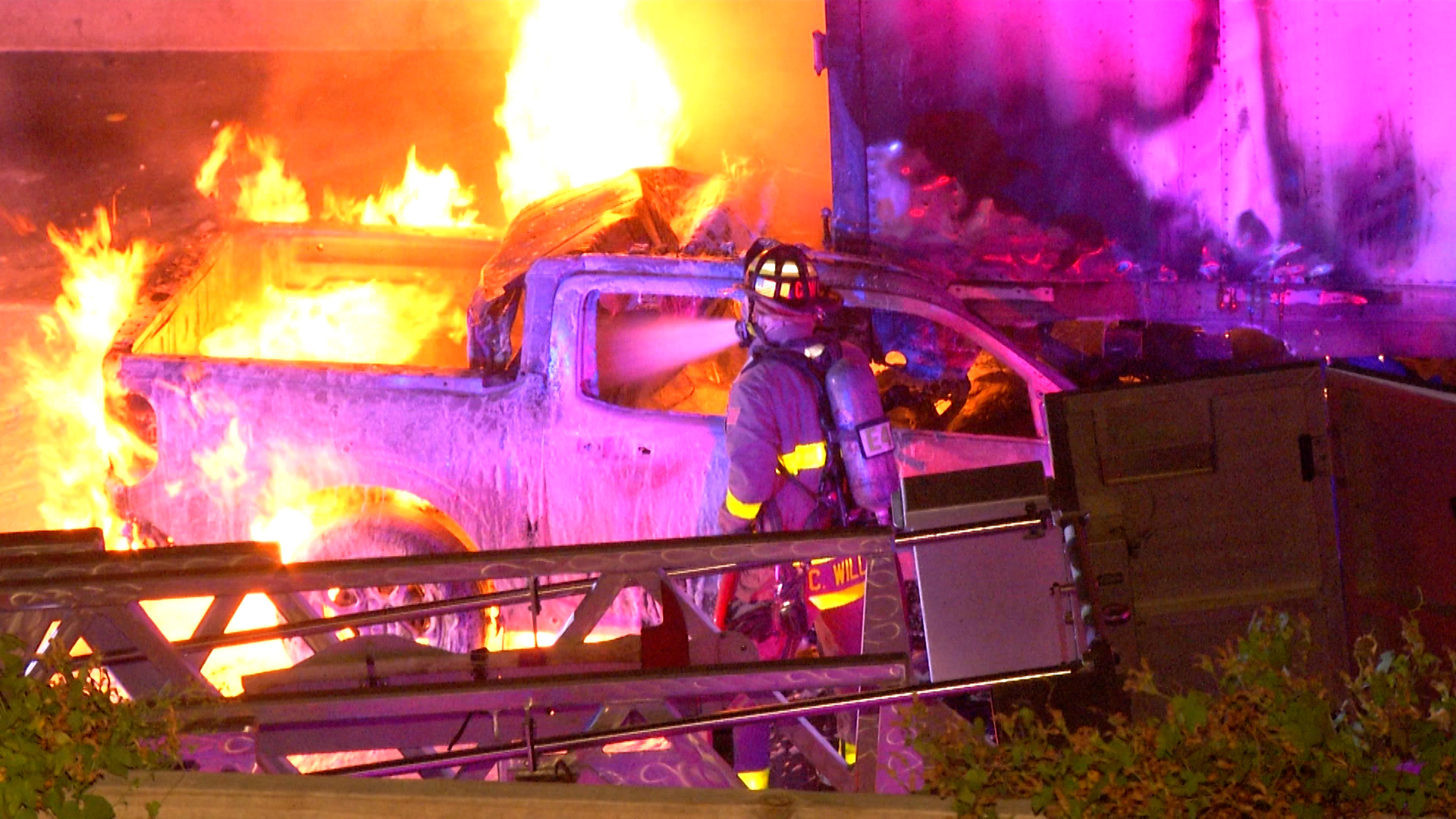 Woman dies in fiery crash with truck on San Antonio highway