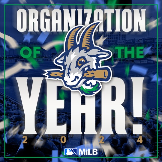 Hartford Yard Goats receive top honor at MiLB Business Summit
