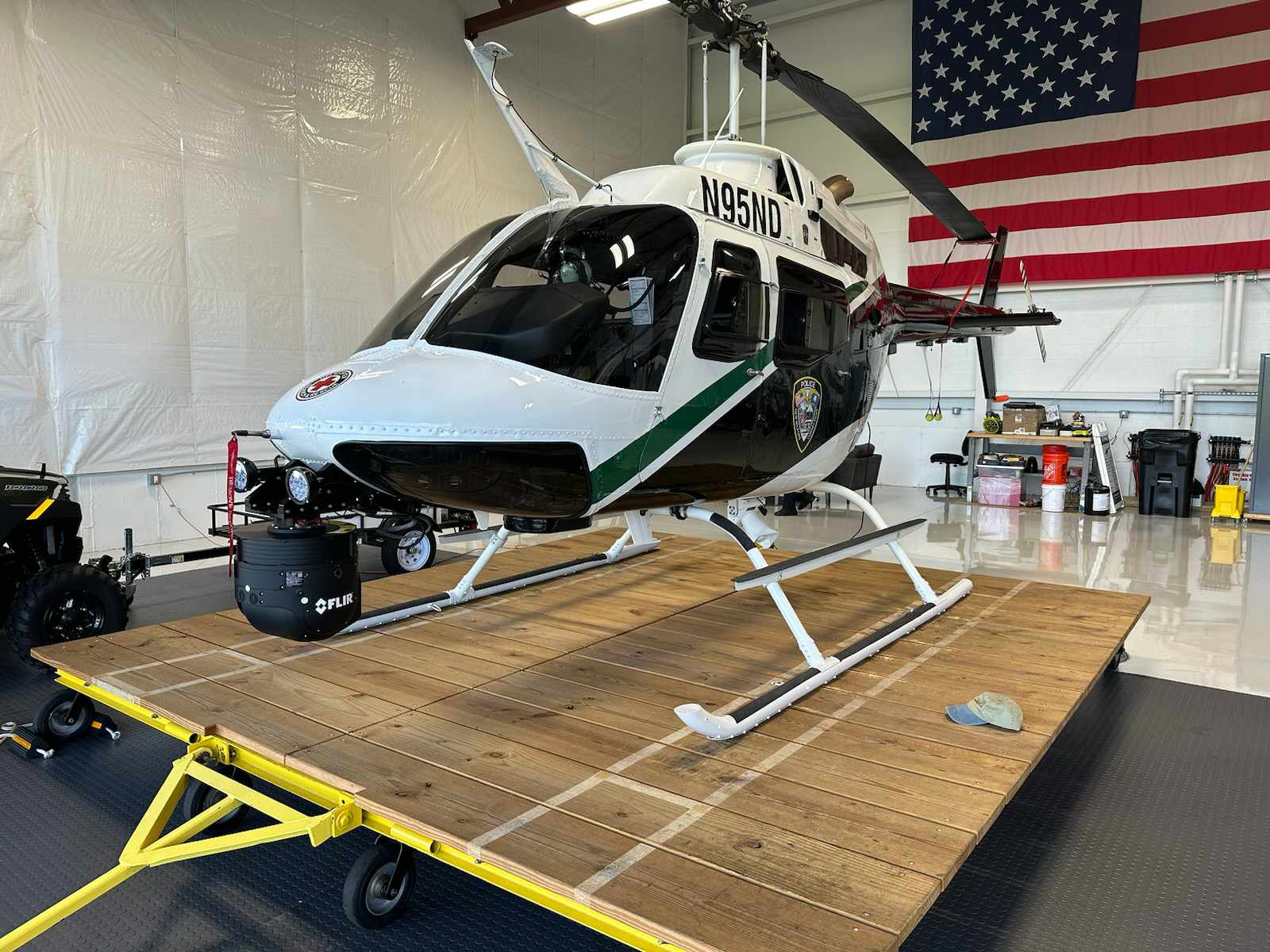 New Milford police helicopter helps North Carolina after hurricane