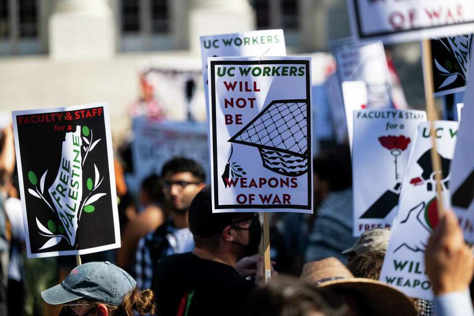 UC Berkeley students stage walkout to demand end to Gaza war