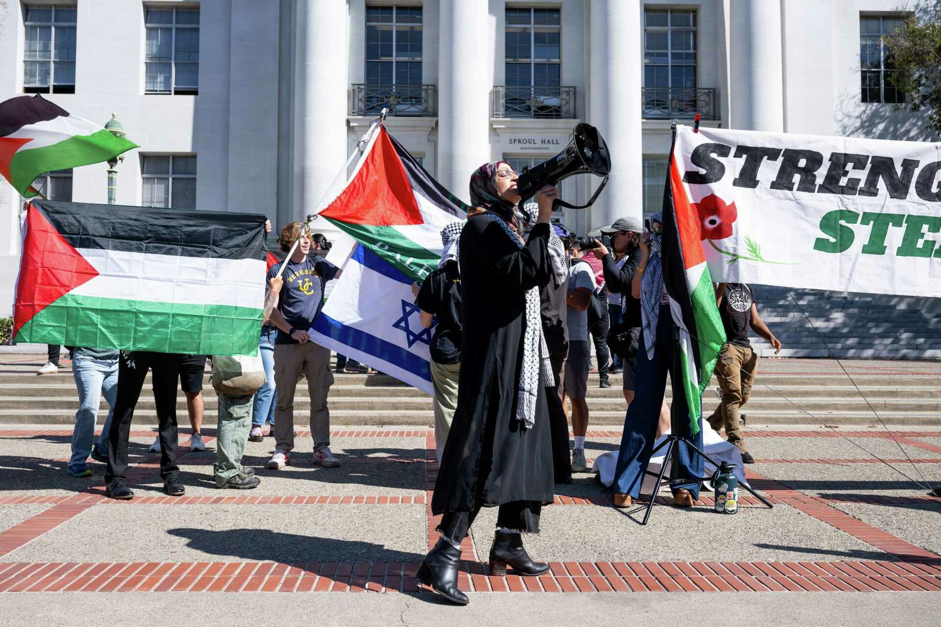 UC Berkeley students stage walkout to demand end to Gaza war
