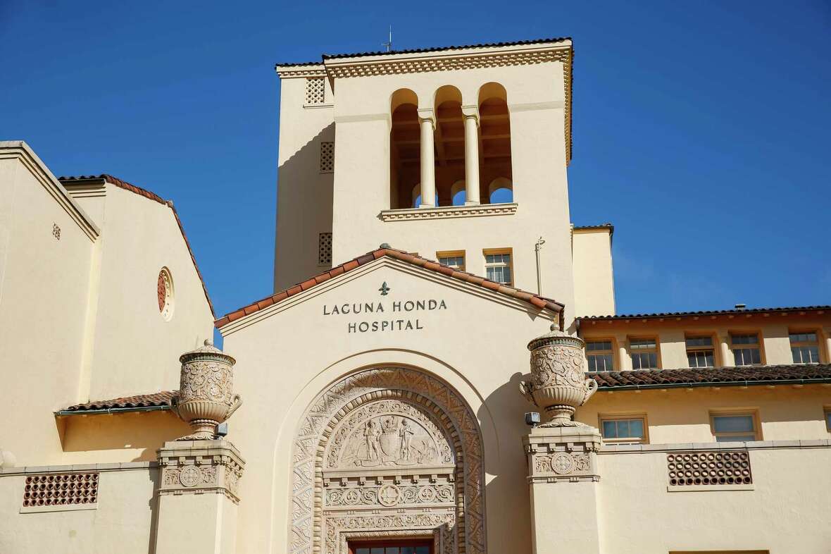 The Administrative Services Building at Laguna Honda Hospital and Rehabilitation Center in San Francisco, Calif., on Friday, February 24, 2023.