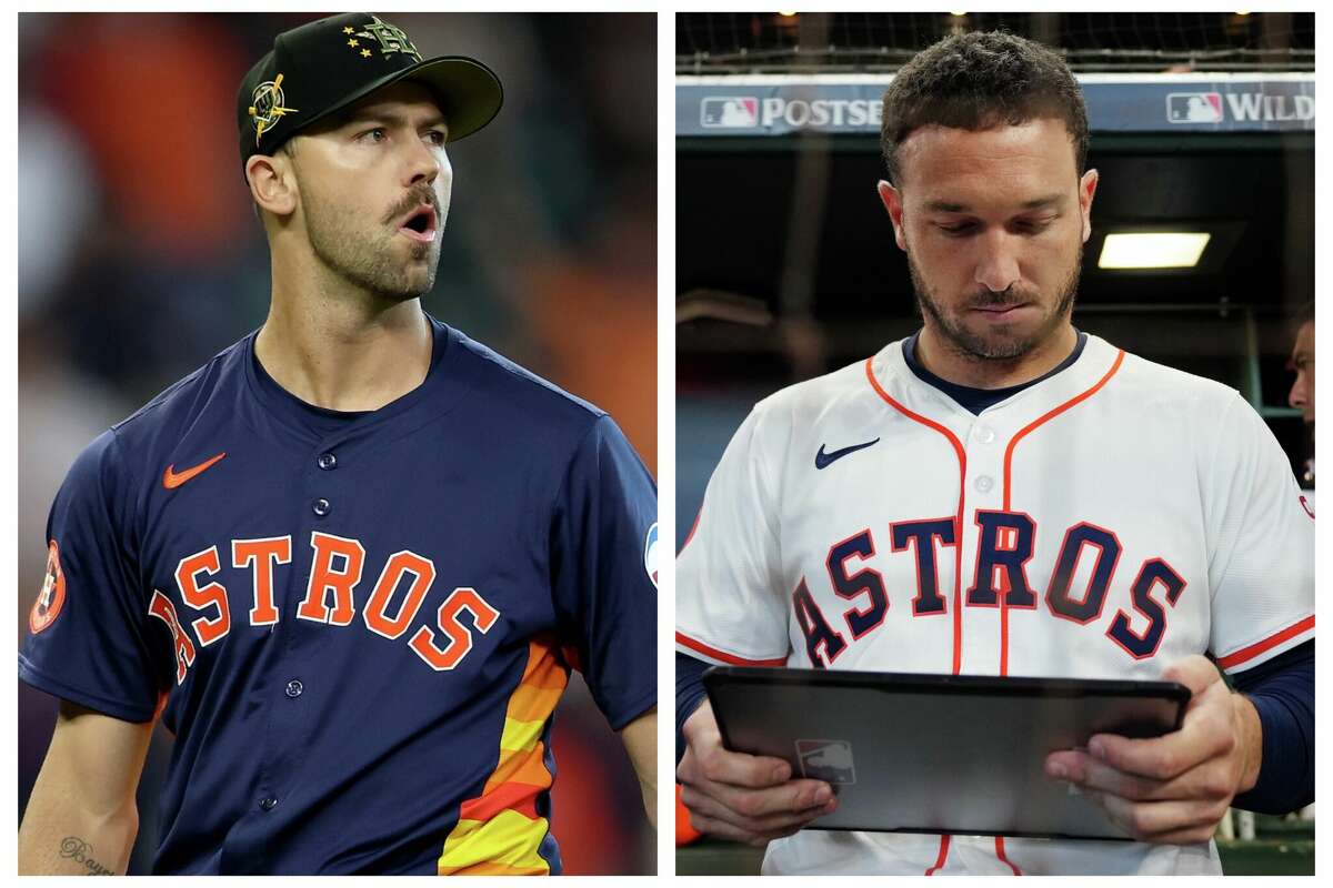 Tayler Scott (left) is just one of the Houston Astros pitchers to benefit from Alex Bregman's keen eye at the plate.