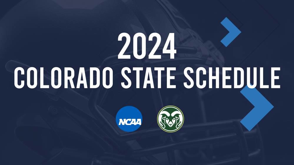 Colorado State 2024 FBS Football Schedule