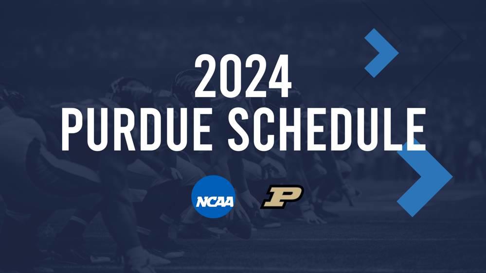 Purdue 2024 FBS Football Schedule