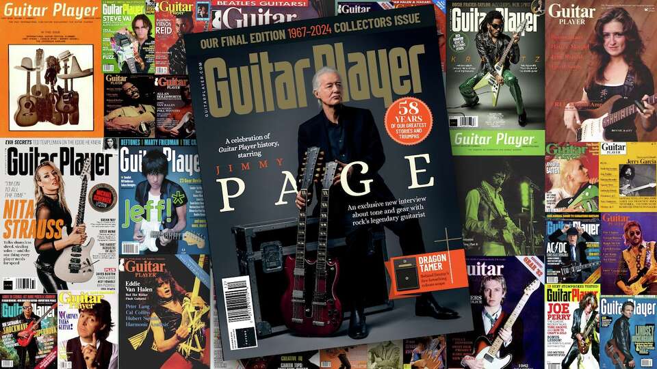 Guitar Player magazine, the publication synonymous with guitar mastery, is set to issue its final print edition next week with a Jimmy Page cover story.