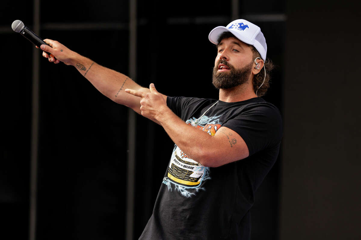 BROOKLYN, MICHIGAN - JULY 15: mike. (f.k.a. Mike Stud) performs on day 2 of the 2023 Faster Horses Music Festival at Michigan International Speedway on July 15, 2023 in Brooklyn, Michigan. (Photo by Scott Legato/Getty Images)