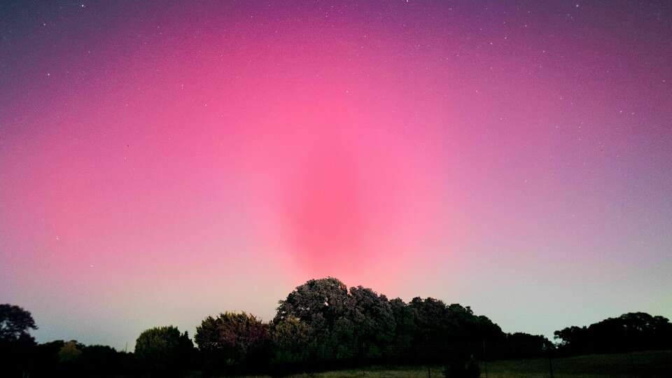 The Northern Lights captured by Diana Gutierrez of Anaya's Photography in Nolanville, Texas, on Oct. 10, 2024.