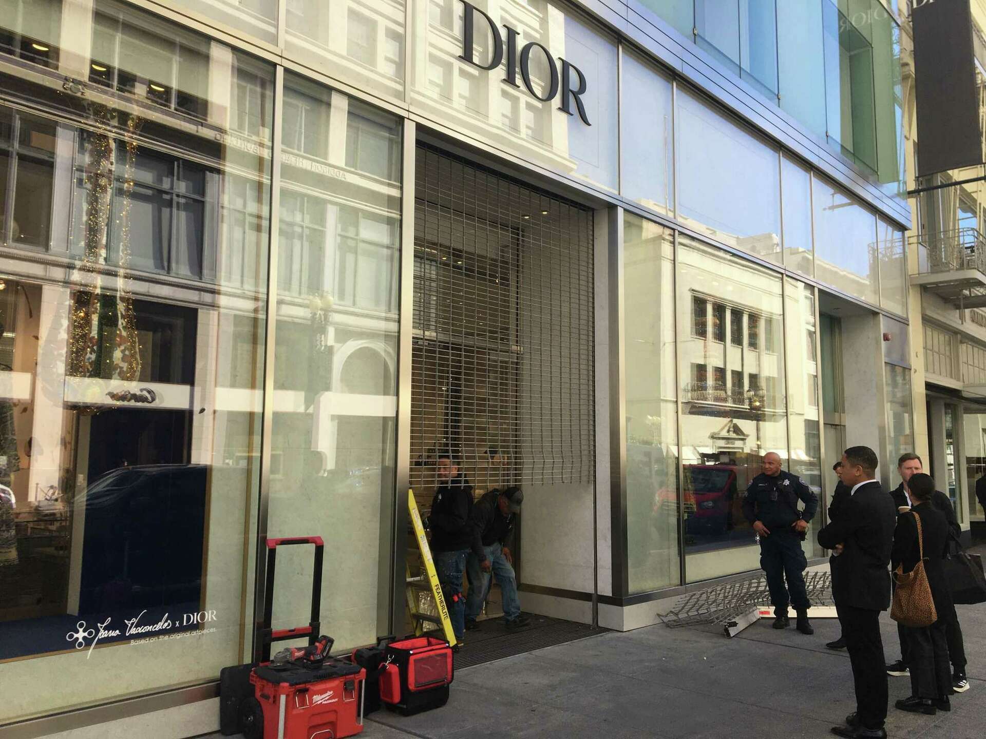 Thieves ransack SF Dior store one year after similar burglary