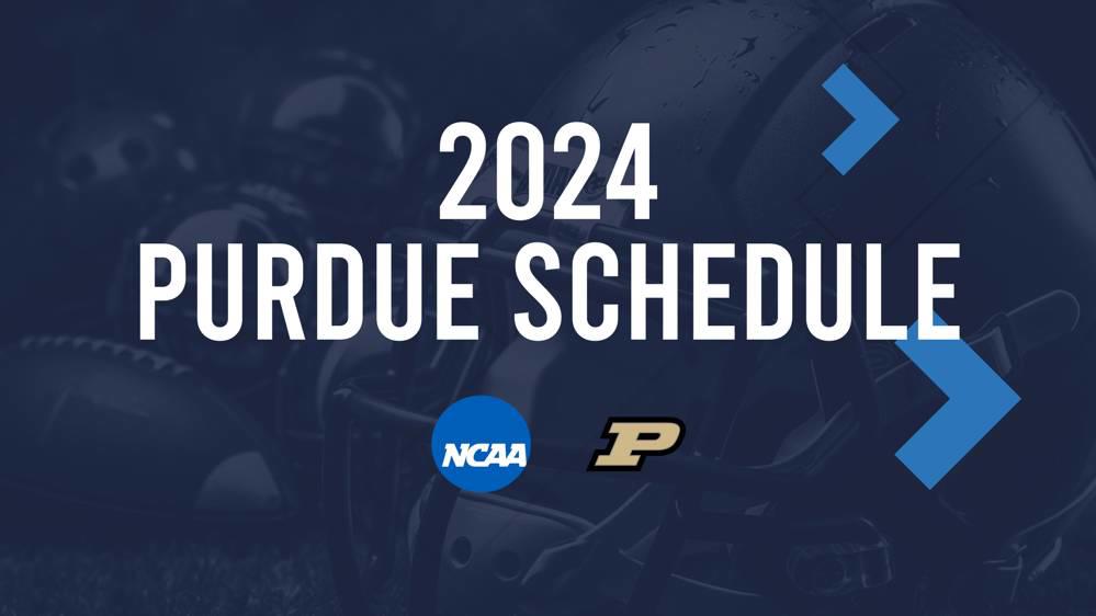 Purdue 2024 FBS Football Schedule