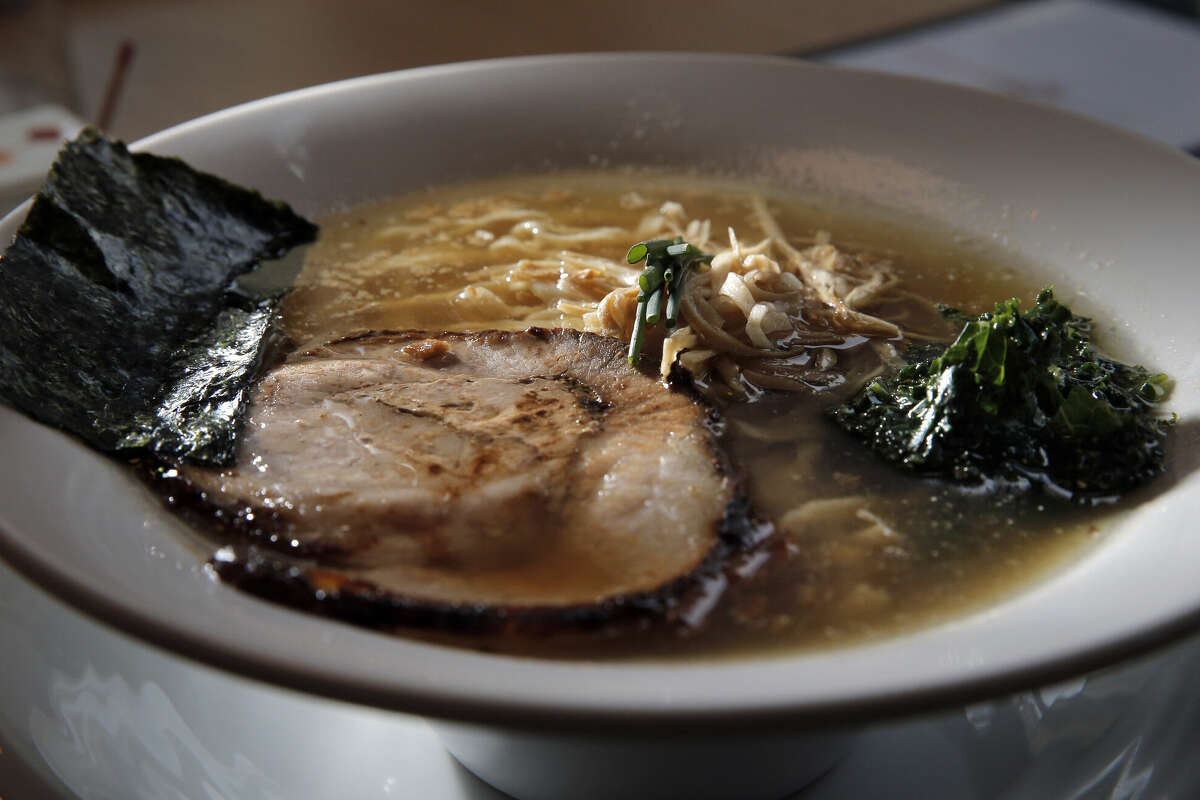 Shio Ramen served at the new Mensho Tokyo Ramen in San Francisco , Calif., on Sunday, February 28, 2016, (Photo By Carlos Avila Gonzalez/The San Francisco Chronicle via Getty Images)