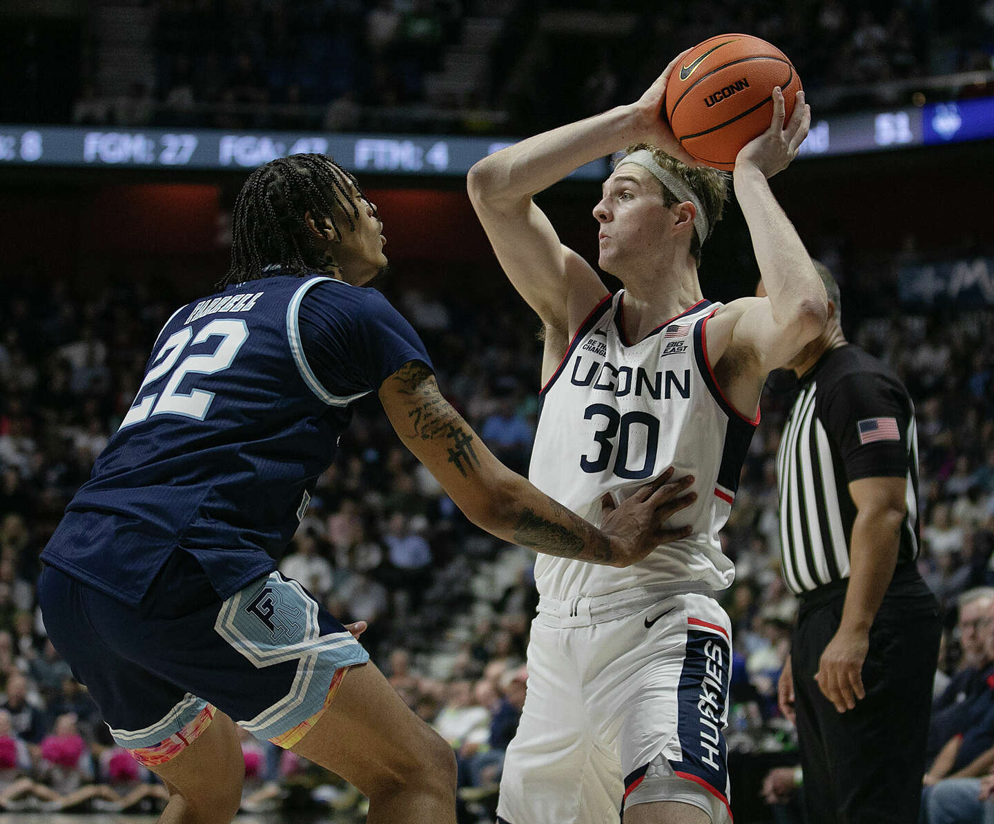 UConn men's basketball's LIam McNeeley out with calf injury